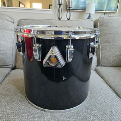 Ludwig 14 inch tom drum classic 1980s - Black Cortex image 3