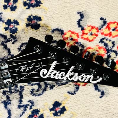 2015 Jackson Pro Series Phil Demmel Signature Demmelition King V - Made In Mexico - Black w/ Silver Bevels image 5