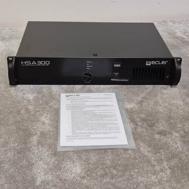 2010 Ecler HSA300 Black