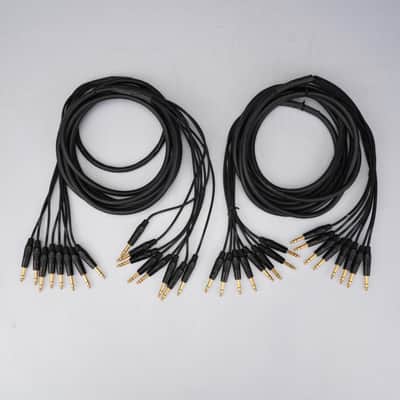 2x Mogami Gold 8 x 1/4" TRS Male to 8 x 1/4" TRS Male Snakes (20') #58819 image 2