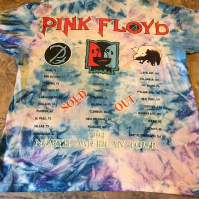 Pink Floyd Tee Shirt 1994 - Tie dye image 4