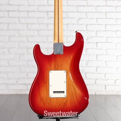 Fender Player II Stratocaster HSS Electric Guitar - Aged Cherry Burst with Maple Fingerboard (StratP2HSSMCBd1) image 4