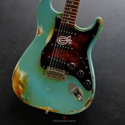 Fender Stratocaster Daphne blue Heavy Aged Relic image 9
