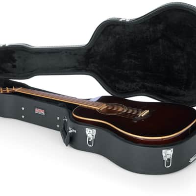 Gator - GW-DREAD - Dreadnaught Guitar Deluxe Wood Case - Black (GW-DREAD) image 4