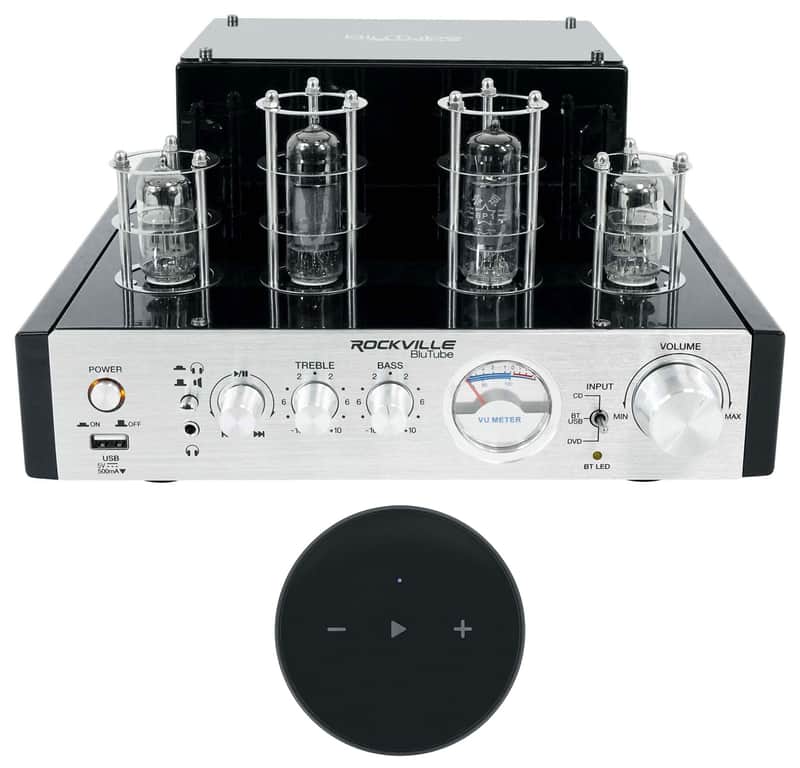 Rockville BluTube 70w Tube Amplifier/Home Stereo w/Smart Wifi Streaming Receiver image 1