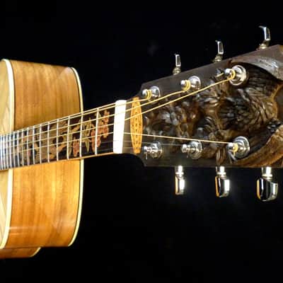 Blueberry Handmade Fanned Fret (Multi-Scale) Acoustic Guitar Jumbo Size Built to Order image 8