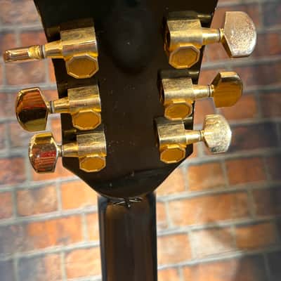 Hohner HG-430 LP Style With Seymour Duncan Pick Ups - Black + Gold image 10