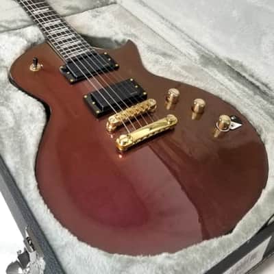 Mint ESP LTD EC-1000 Electric Guitar, Set Neck, Gold Andromeda w/ESP Form Fit Case image 1