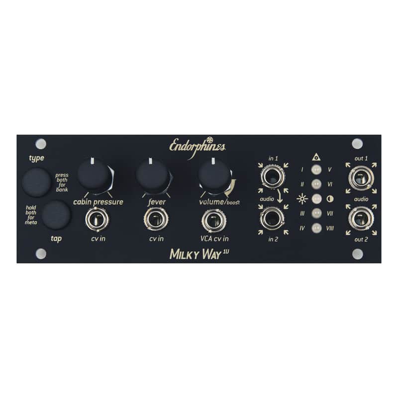 Endorphin.es Milky Way Eurorack Digital Effects 1U Module (Black) image 1