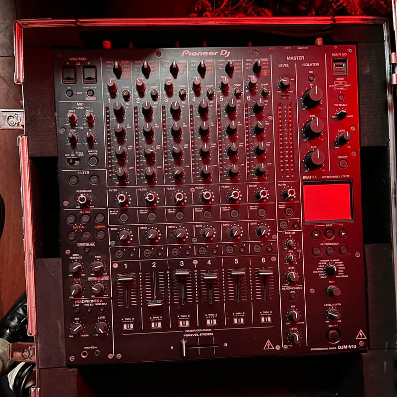 Pioneer DJM-V10 6-Channel Professional Mixer Black image 1