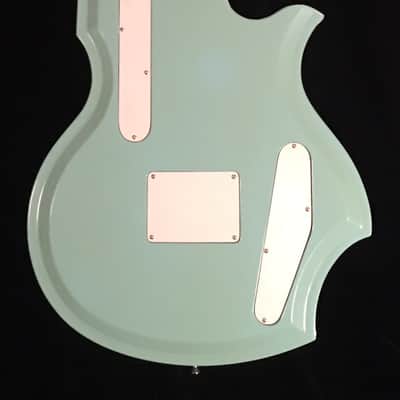 Metropolitan Tanglewood Custom Left Handed 1997 Pearl Aqua Blue image 5