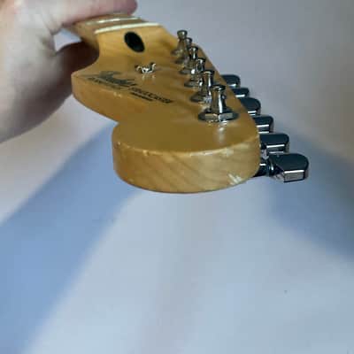 1993 MIM Fender Mexican Stratocaster Loaded Guitar Neck 21 Fret Maple Board image 7