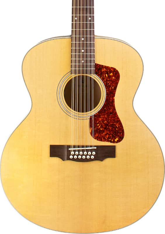Guild F-2512E Maple 12-String Jumbo Acoustic-Electric Guitar, Solid Spruce Top image 1