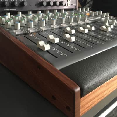 Solid State Logic X Desk 2010 with new walnut panels image 9