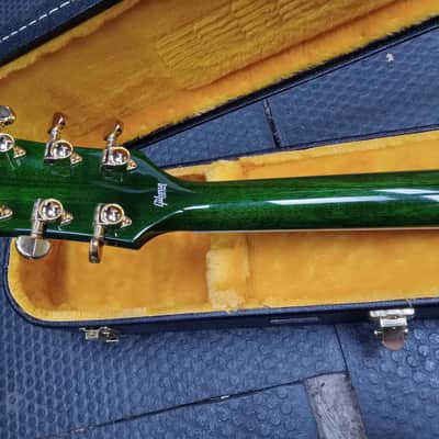 Gibson Les Paul Custom 5A Quilt Top in Transparent Green Gloss Made to Measure 2024 image 19