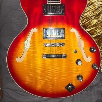 Samick SAT450 1992 - Cherry Burst image 5