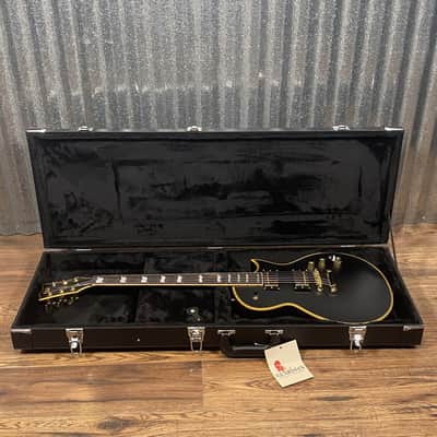 ESP LTD EC-1000 Vintage Black Seymour Duncan Guitar & Case #0674 Used image 2