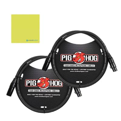 ART CLEANBox Pro Dual Channel Level Converter Bundle with 2x 3ft Pig Hog 8mm XLR Mic Cables & Polishing Cloth – Converts Between Consumer & Pro Line Levels, Balanced & Unbalanced Signals image 6