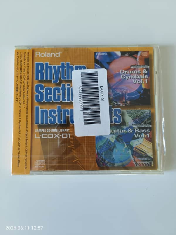 Roland L-CDX 01 sample CD image 1