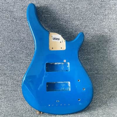 Blue 5/6 String Bass Basswood Body image 1
