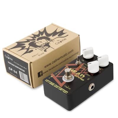Caline CP-34 Vintage Distortion Guitar Effect Pedal with 3 Way Togle Switch image 5