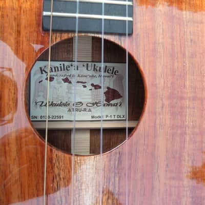 Kanile'a  ( Kanilea )  P1-T DLX Koa Pineapple Tenor Ukulele 2020 gloss UV polyester image 10