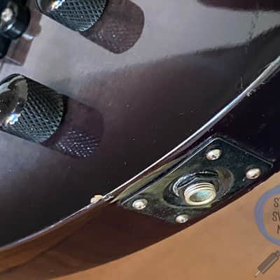 BC Rich Mockingbird Bass, Japan Edition, Black Flame Burst, 2000s image 14