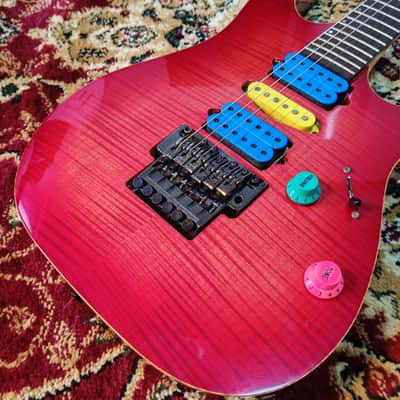 2001 Ibanez RG1680 J Custom Deep Red (DRD), Dimarzio PAF Pro 151 Blue, FujiGen Japan MIJ image 6