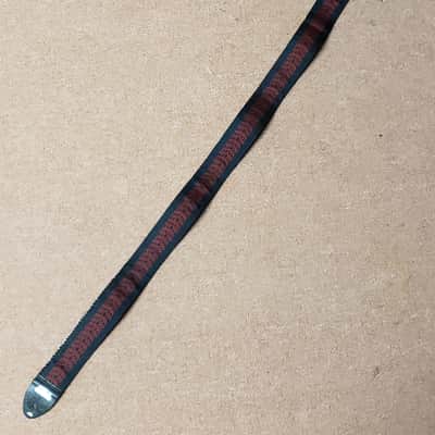 Vintage Ace Guitar Strap 60's 70's Red Embroidered image 2