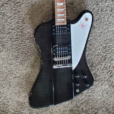 Epiphone Slash Firebird, Translucent Black | Includes Hardshell Case and Original Case Candy! image 1