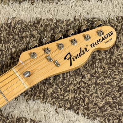 SUPER RARE! 2010-2012 Fender Japan TL72/DP/MB Thinline Dimarzio Mini Humbucker Pickups FSR Black MIJ image 3