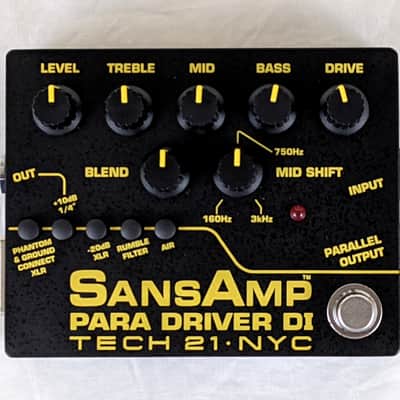 Used Tech 21 SansAmp Para Driver DI V2 Guitar Effects Pedal image 1