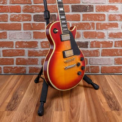Gibson Les Paul Custom Plain Maple Top Cherry Sunburst 1981 w/OHSC (Refret) image 3