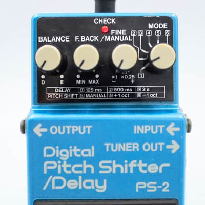 Boss PS-2 Digital Pitch Shifter Delay 1988 Made in Japan Guitar Effect Pedal 963564 image 3