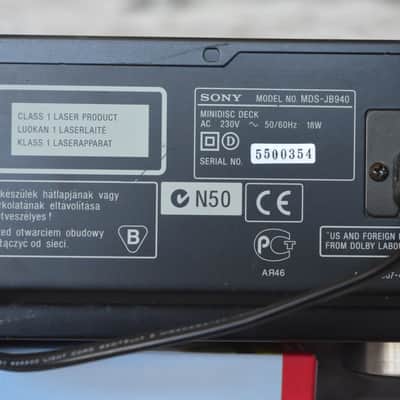 Sony MDS JB940  Compact Disc Minidisk Deck image 7