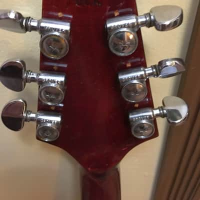 Gibson Flying V Medalian Model 1972 Cherry Red woodgrain Stain image 23