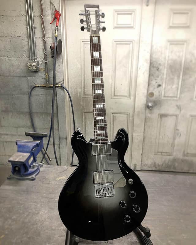 Travis Bean Designs SOMA Signature 1000A prototype 00 2019 Silverburst "Deo Dei" image 1