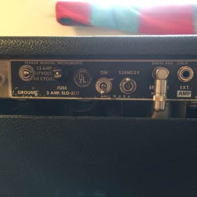 Fender D.A.W. - FluxTone equipped Modified BlackFace Bassman 1967 Black image 5