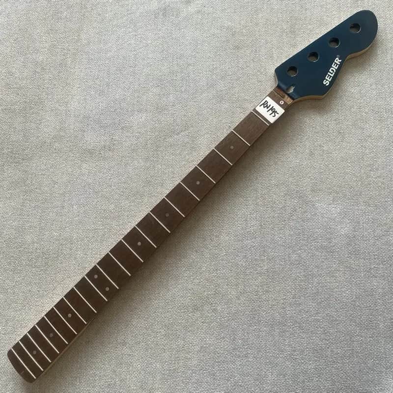 Blue 4 String Bass Maple Neck, Rosewood 20 Frets Fingerboard image 1