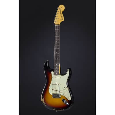 Fender '68 Strat Relic Michael Landau Signature 3-Color Sunburst - Custom Electric Guitar image 9