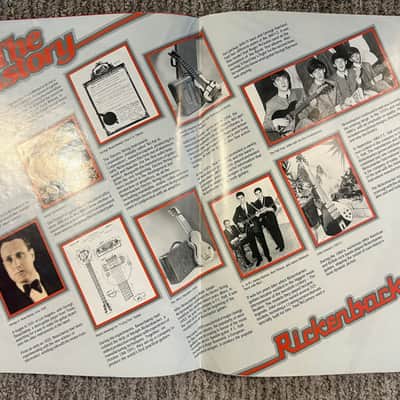 Vintage 1980s Rickenbacker poster Bild 2