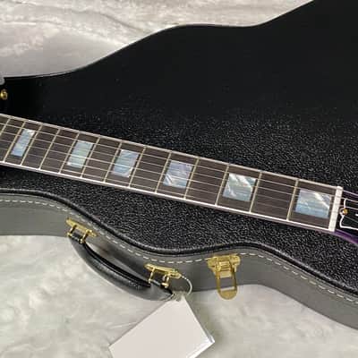 NEW! Gibson Dealer Select Custom Shop Les Paul Custom Purple Widow AAA Figured Flame Top - Authorized Dealer - 9.9 lbs - G07675 image 7