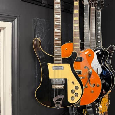 Greco RG550 Black Lawsuit Rickenbacker 480 Copy 1977 Matsumoku Japan image 3