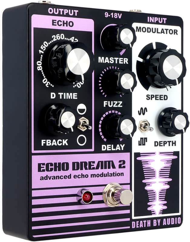 Death By Audio Echo Dream 2 Echo / Delay with Modulator + Fuzz image 1