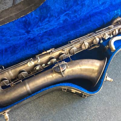 Conn Chu Berry (New Wonder) Professional Baritone Sax 1924 Silver Plate image 1