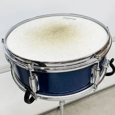Vintage 1964 Slingerland Student Deluxe Model Snare Drum in Blue Sparkle image 2