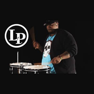 LP Tito Puente 13&14" Stainless Steel Timbales image 2
