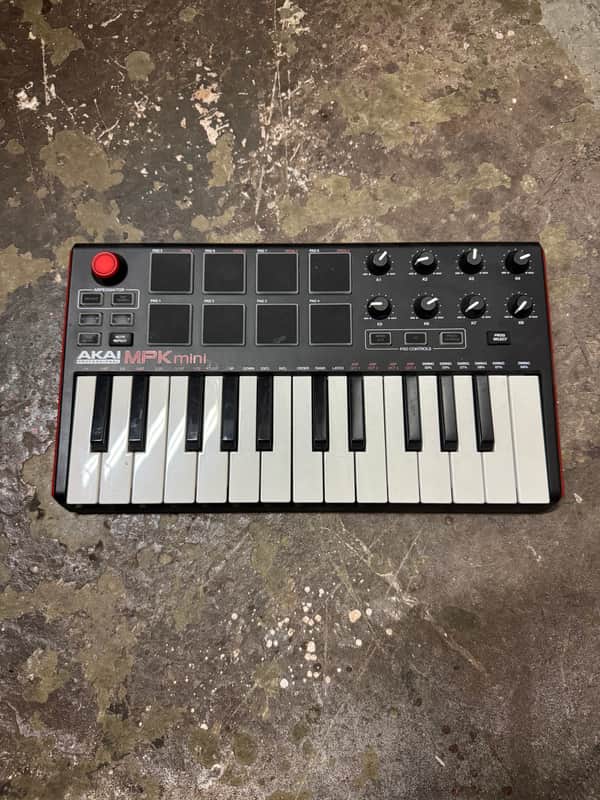 Akai MPK Mini MKIII 25-Key MIDI Controller 2020 - Present - Gray image 1