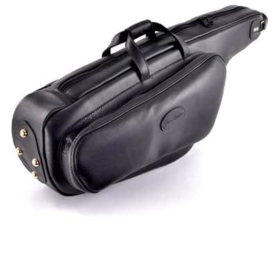 Tenor Sax Gig Bag w/ Oversized Pocket - Leather - Glenn Cronkhite image 1
