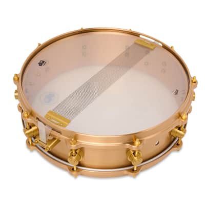 DW - DRVZ0414STZ - DW True-Cast Bronze Piccolo Snare Drum, 4x14 (#70 of 100) image 4